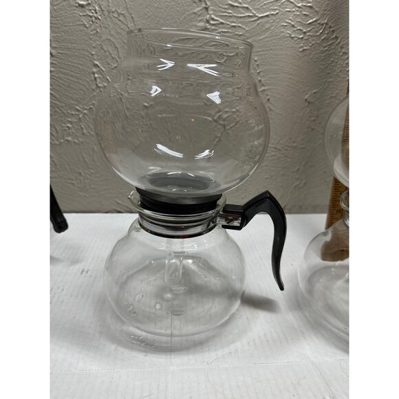 Vintage Cory DRU & Cory DRL 4-8 Cup Glass Vacuum Coffee Brewer Percolator - Picture 1 of 3